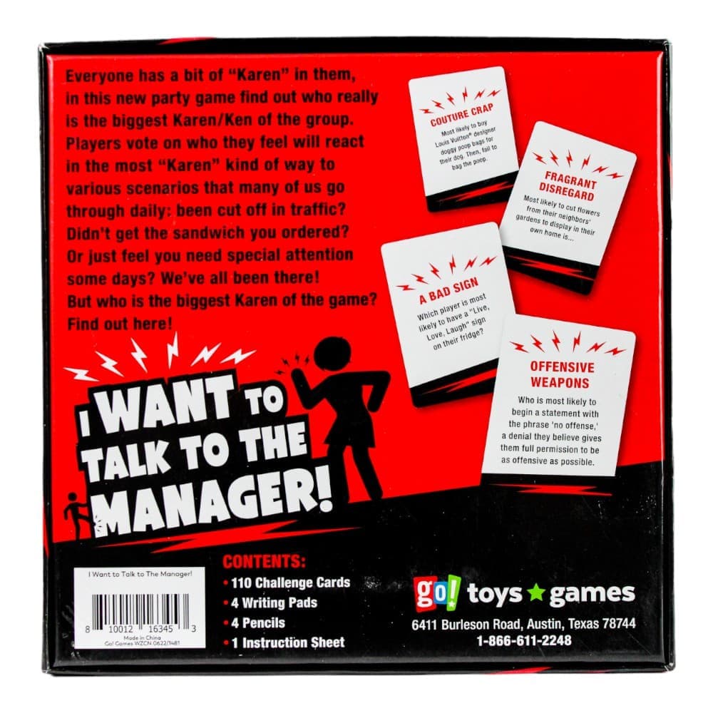 I Want To Talk To The Manager! Game First Alternate Image width="1000" height="1000"