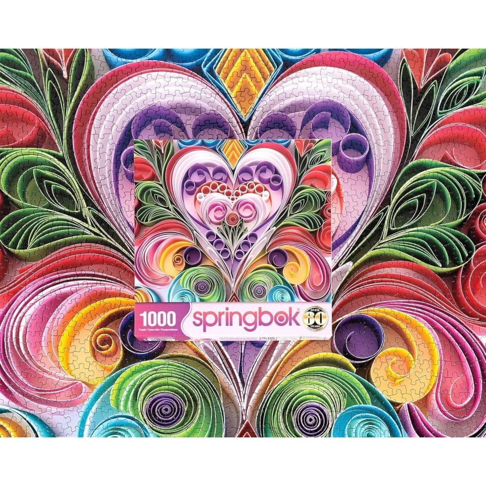 Paper Hearts 1000 Piece Puzzle Seventh Alternate Image