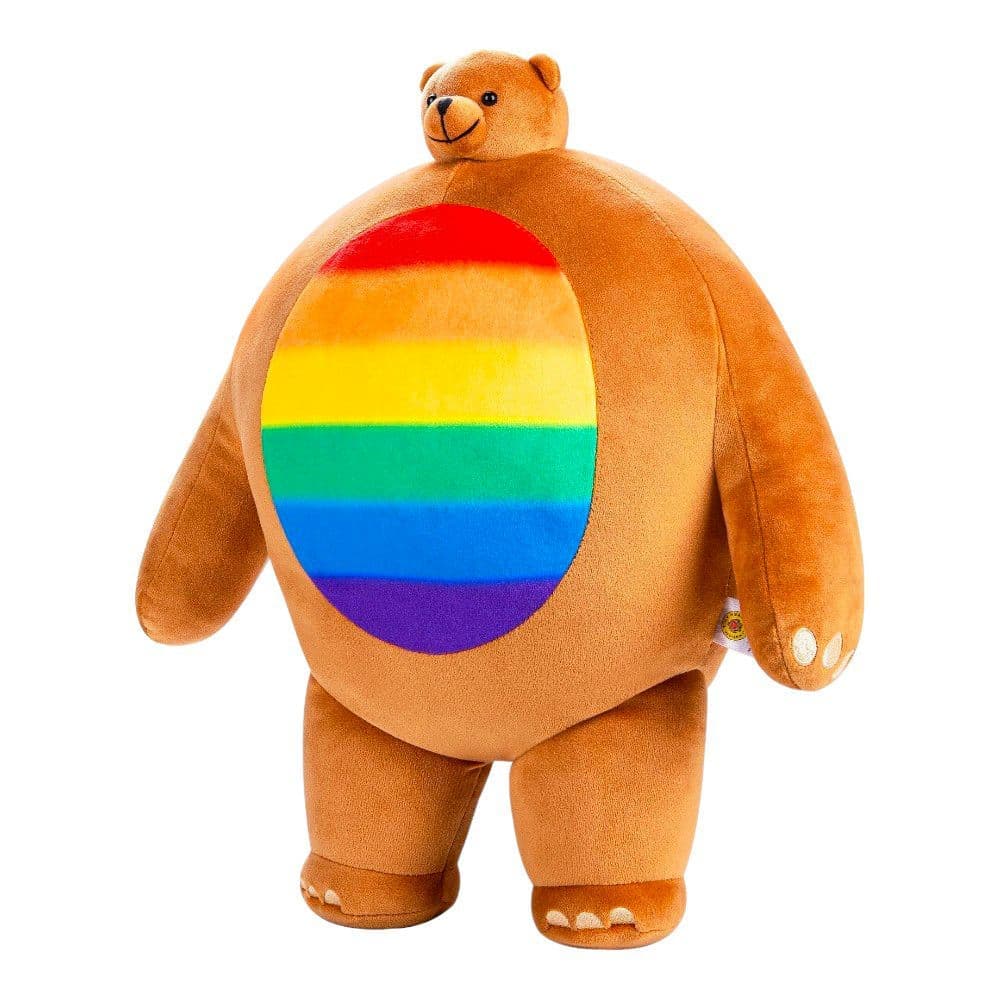 Tiny Headed Rainbow Pride Bear 15in First Alternate Image width="1000" height="1000"