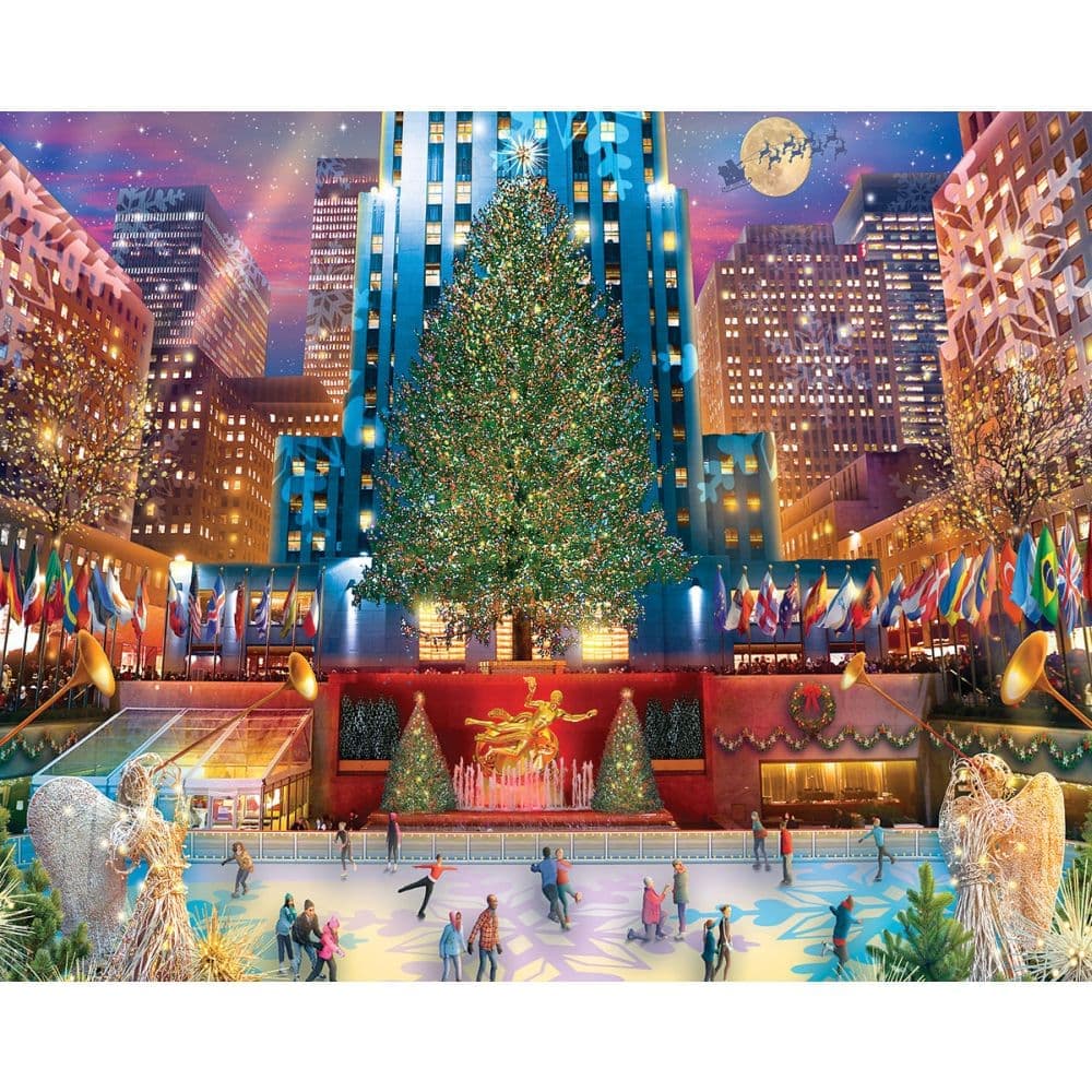 Rockefeller Christmas 1000 Piece Puzzle First Alternate Image