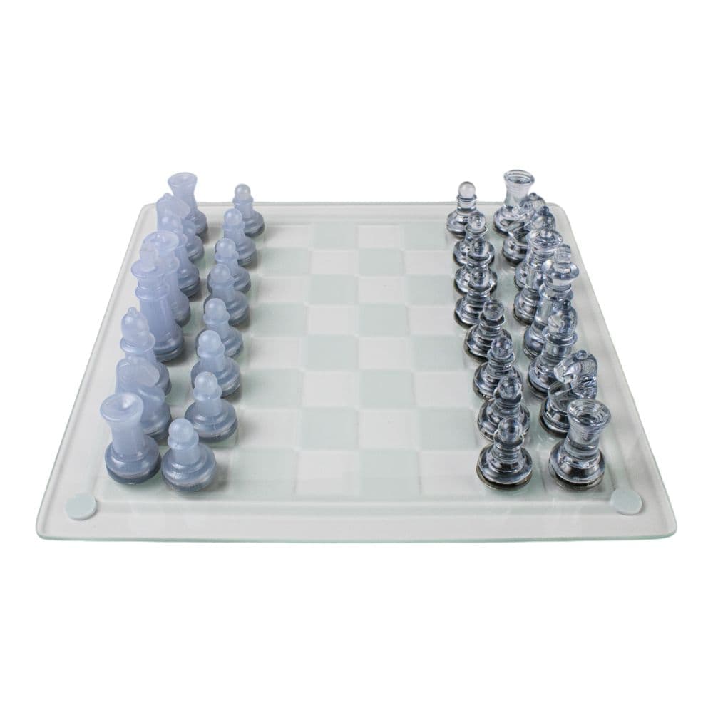 Plastic Chess Set with Glass Chessboard Fifth Alternate Image