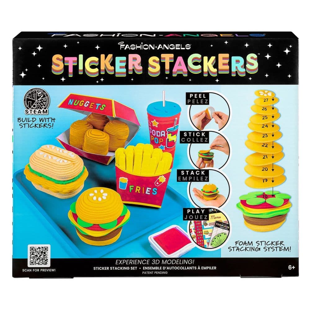 Snack Attack Sticker Stacking Fast Food Main Product Image