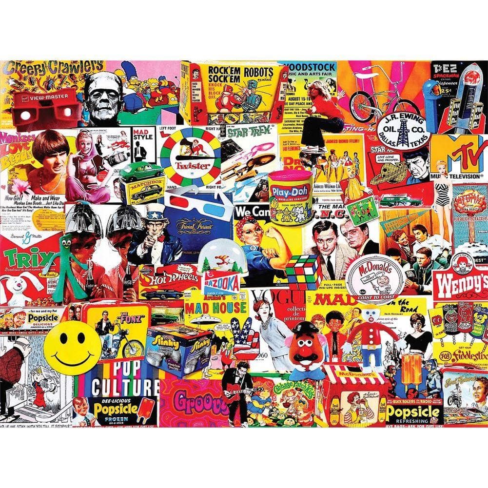 Pop Culture 1000 Piece Puzzle Main Product Image