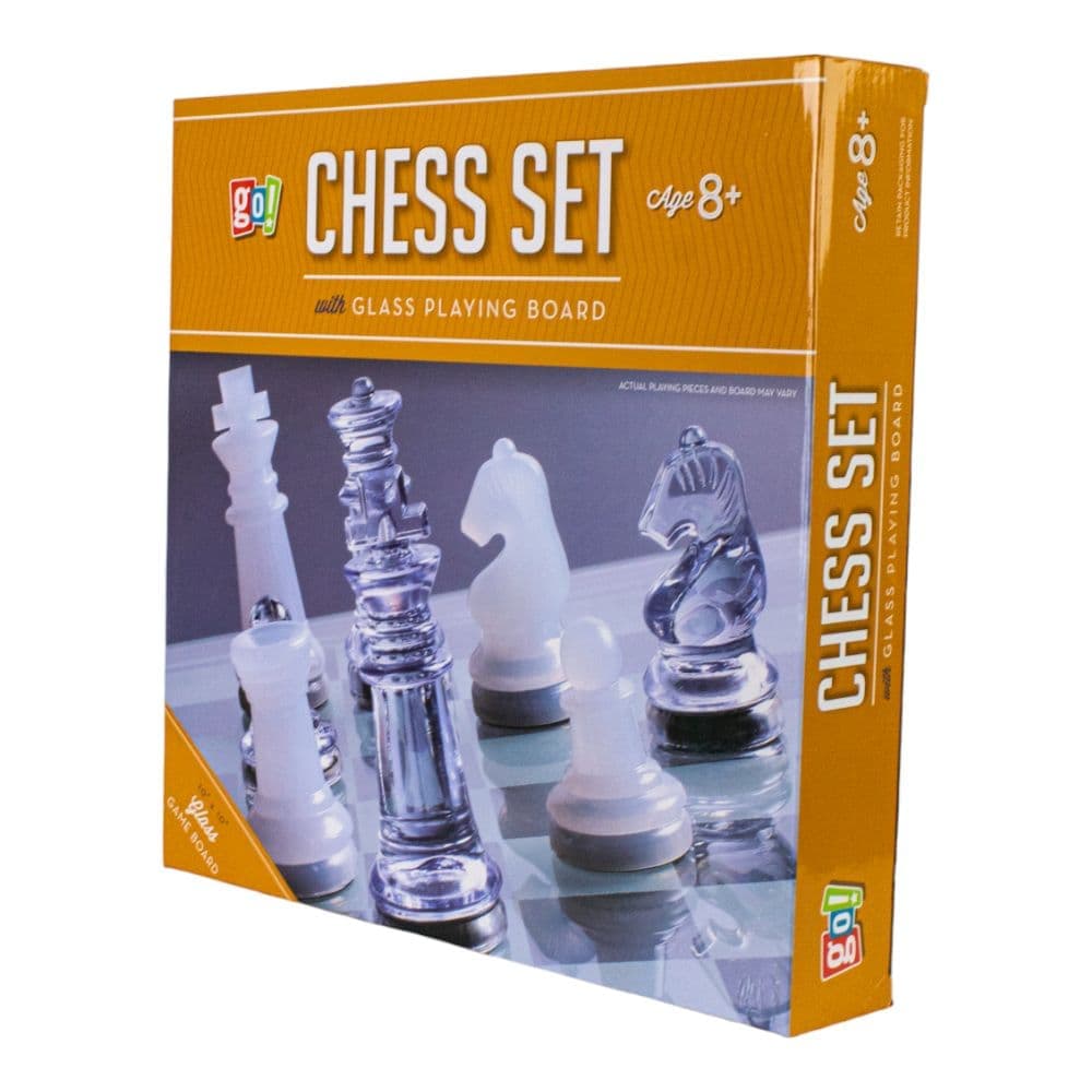 Plastic Chess Set with Glass Chessboard Ninth Alternate Image