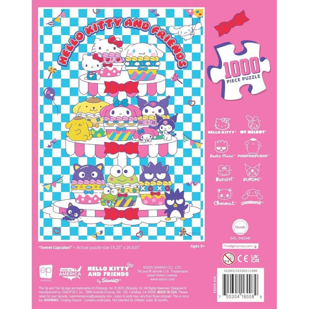 Hello Kitty and Friends 1000 Piece Puzzle Fourth  Alternate Image