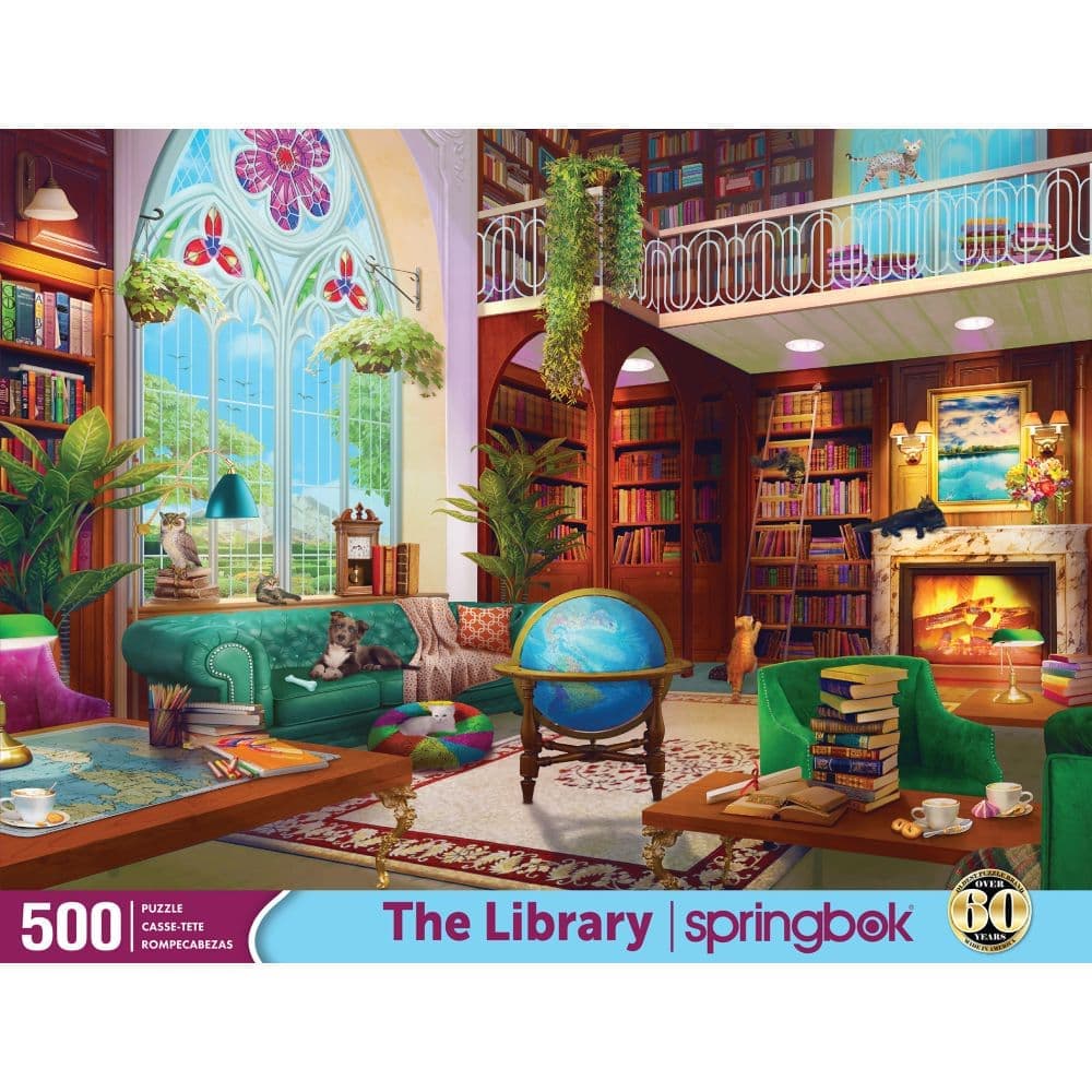 Library 500 Piece Puzzle Main Product Image