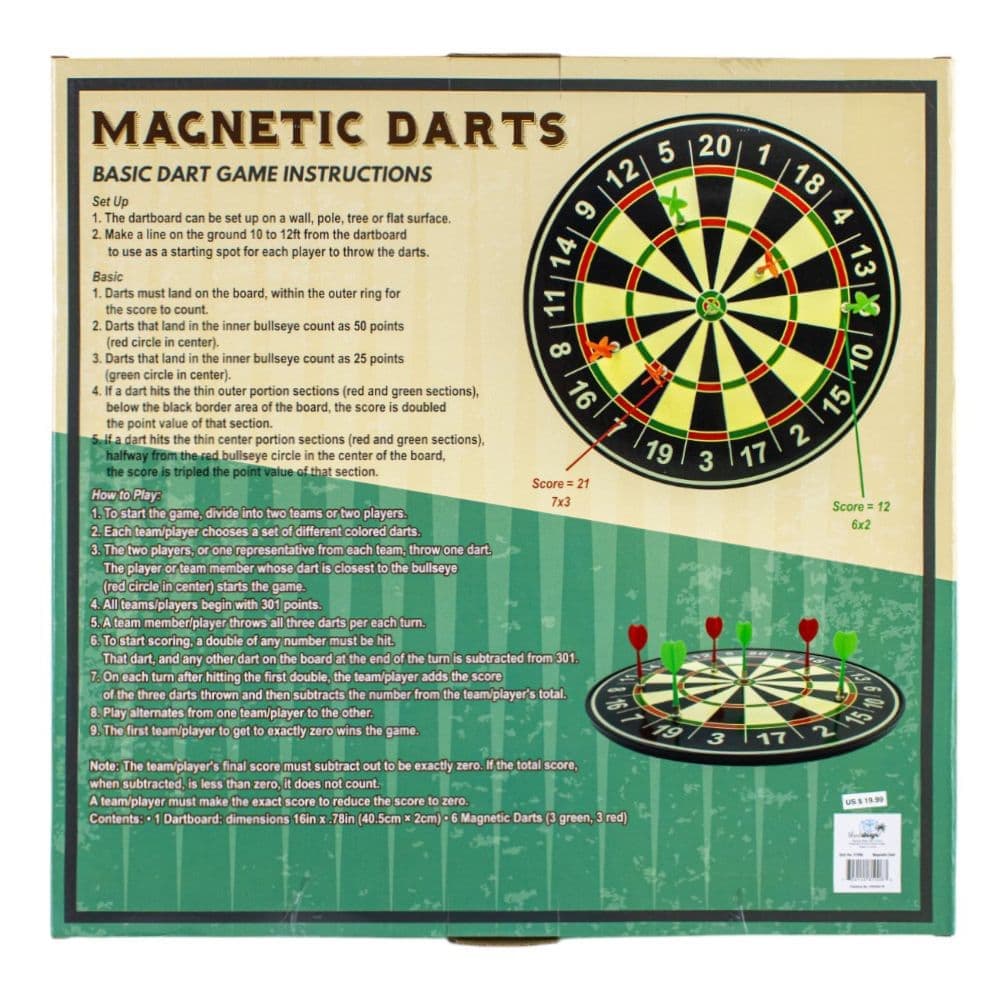16 Inch Magnetic Dartboard Seventh Alternate Image