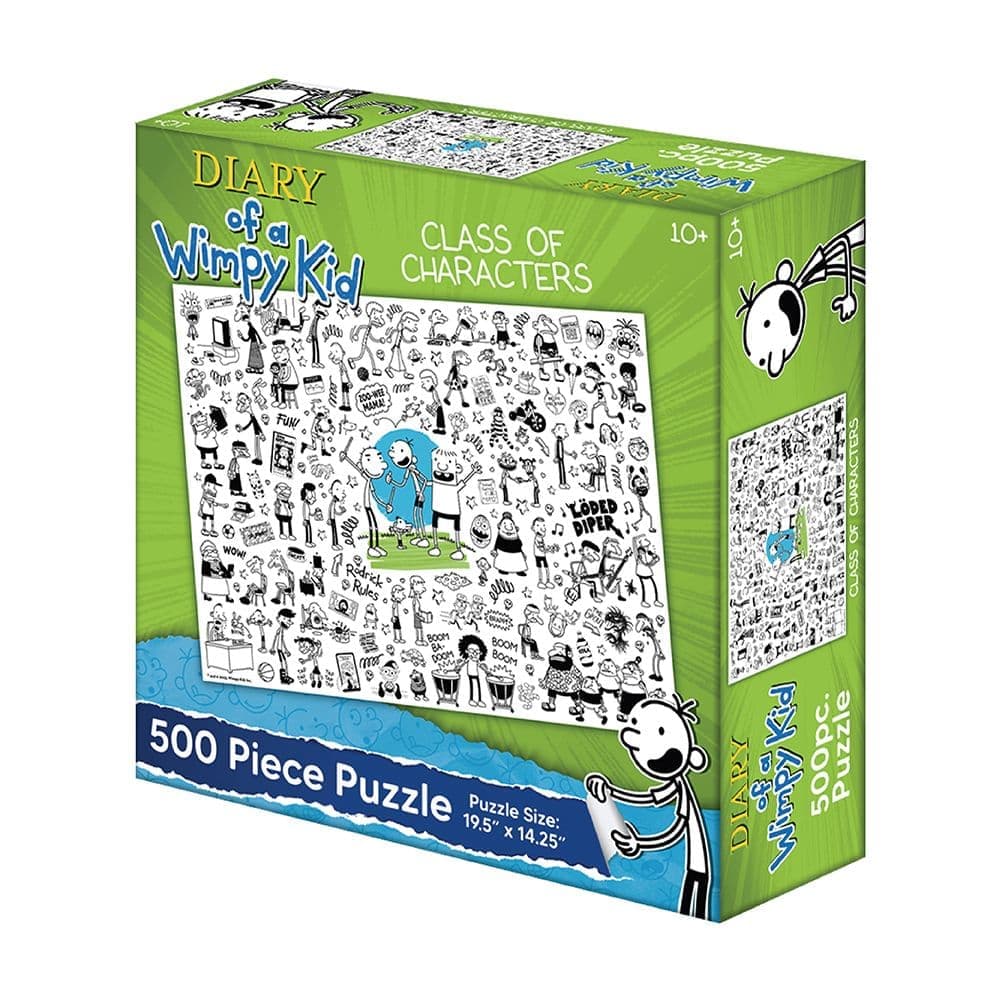 Diary of a Wimpy Kid Class Characters 500 Piece Puzzle Third Alternate Image
