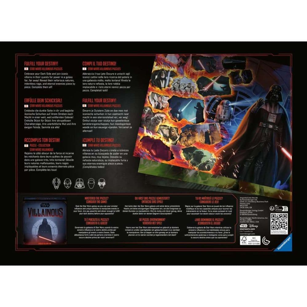 Star Wars Villainous Gideon 1000 Piece Puzzle First Alternate Image width="1000" height="1000"