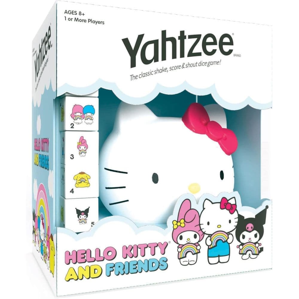 Yahtzee Collectors Edition Hello Kitty Dice Game Main Product Image