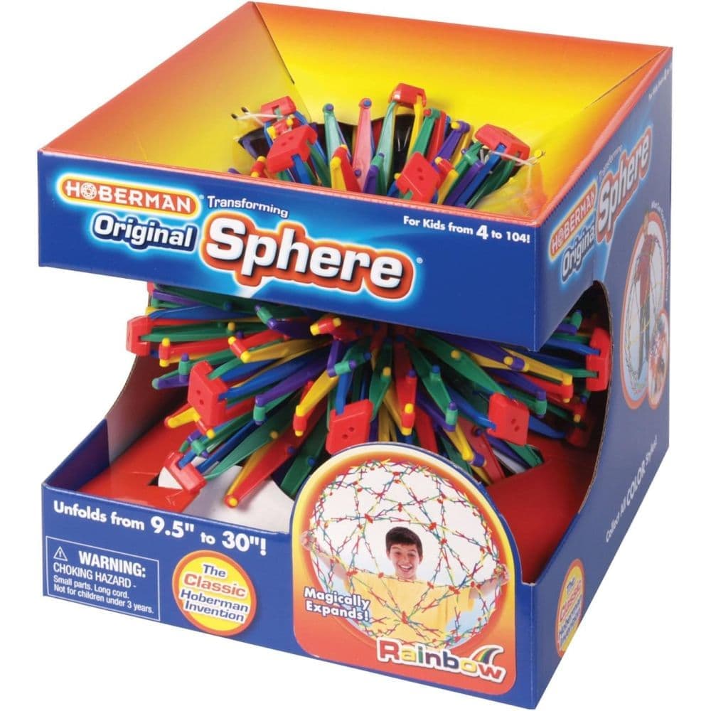 Original Hoberman Rainbow Sphere Main Image