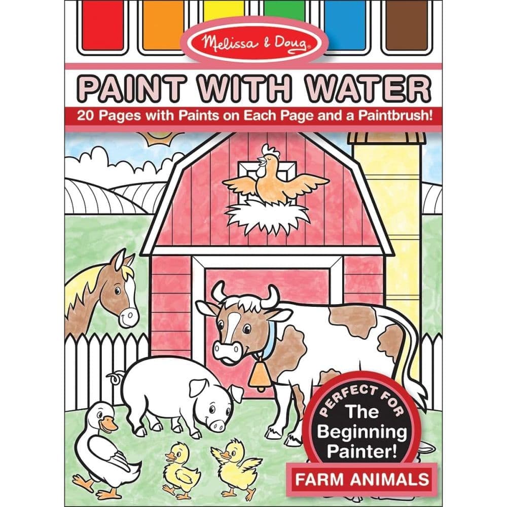 Paint with Water Farm Animals Main Image
