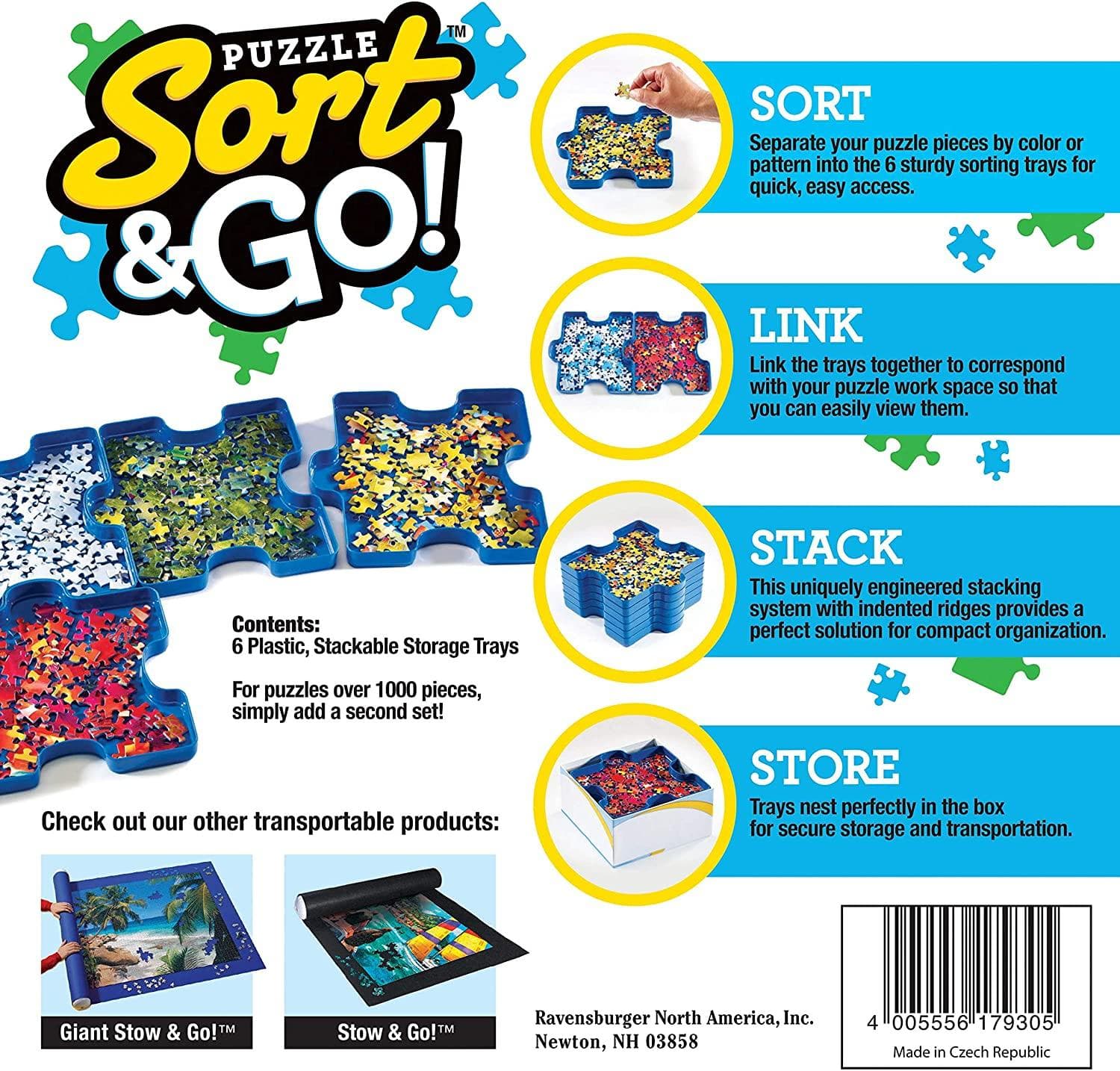 Sort and Go Puzzle Storage Trays First Alternate Image width="1000" height="1000"