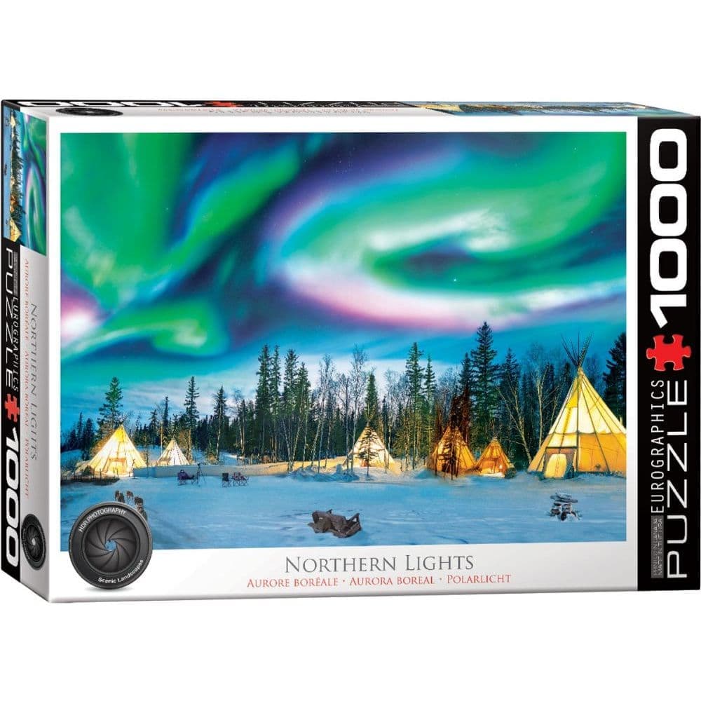 Northern Lights 1000 Piece puzzle Main Product Image width="1000" height="1000"