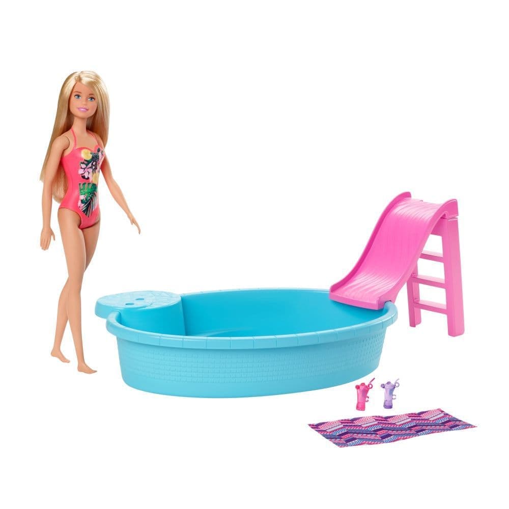 Barbie Doll & Pool Playset Main Image