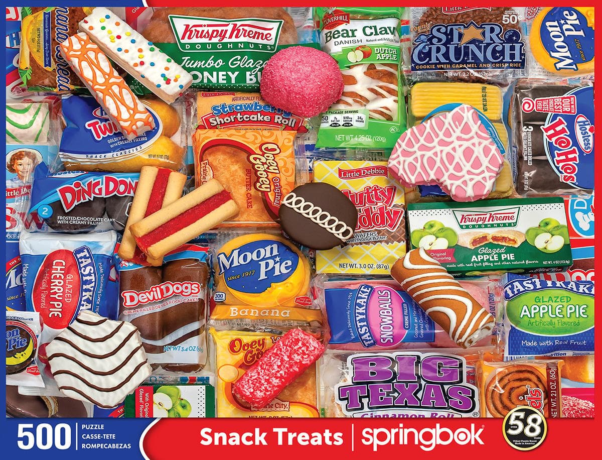 Snack Treats 500 Piece Puzzle Main Image