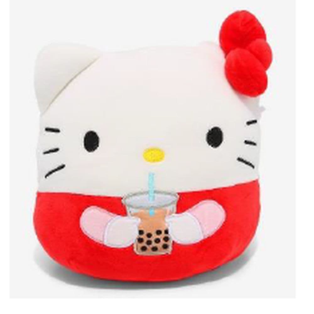 Squishmallow 8 Inch Hello Kitty Boba Plush Toy Main Image