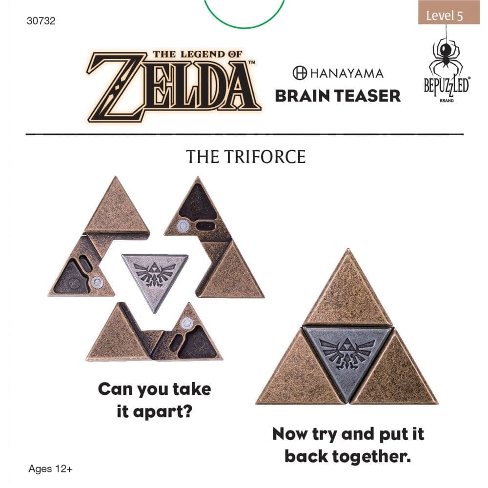 Legend of Zelda Triforce Hanayama Cast Brain Teaser First Alternate Image