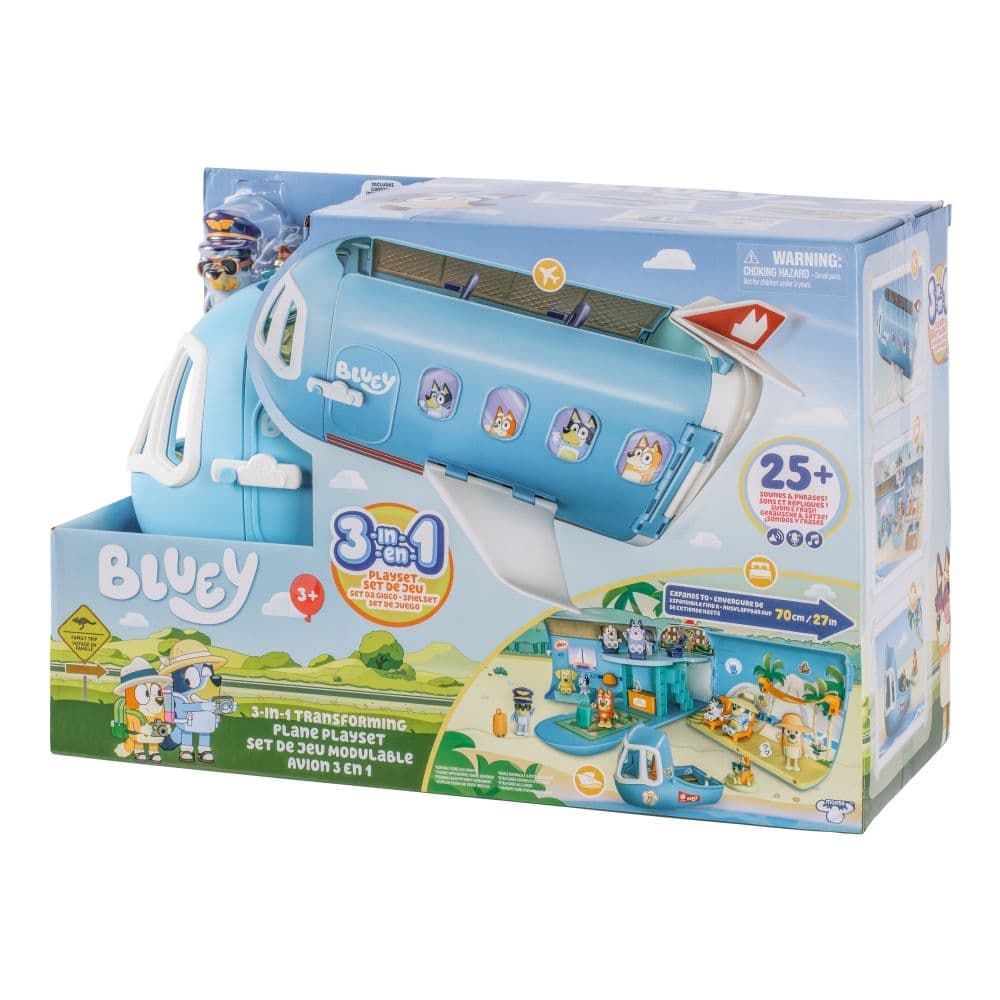 Bluey 3-in-1 Transforming Airplane Playset Third Alternate Image