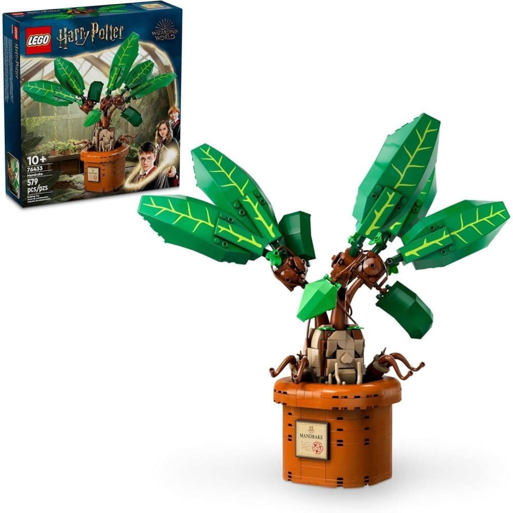 LEGO Harry Potter Mandrake Figure &amp; Pot Plant Toy Main Image