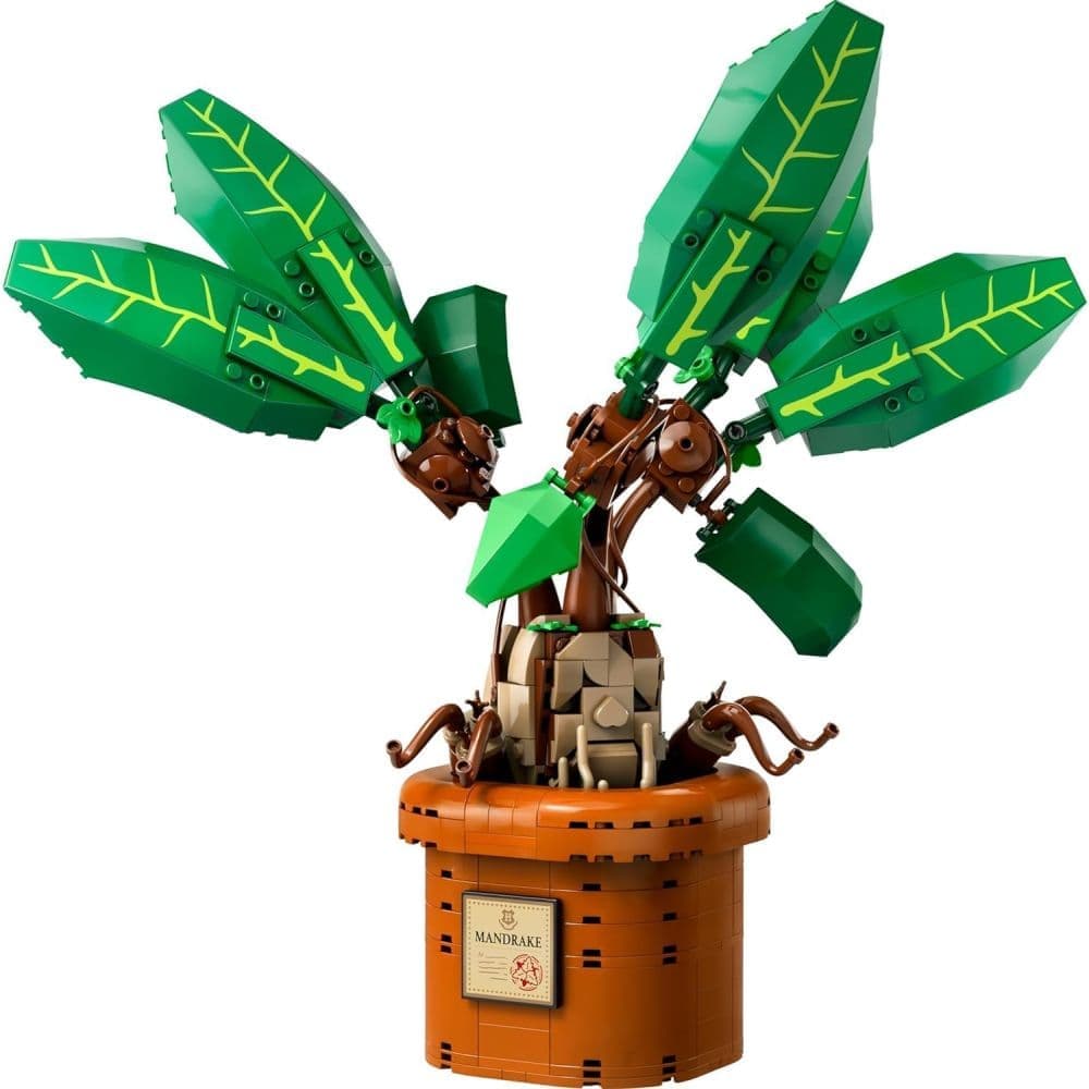 LEGO Harry Potter Mandrake Figure &amp; Pot Plant Toy Third Alternate Image