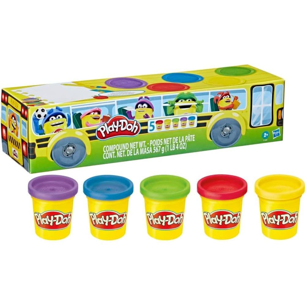 Play-Doh Multi-Color 5 Pack Back to School Set Main Image