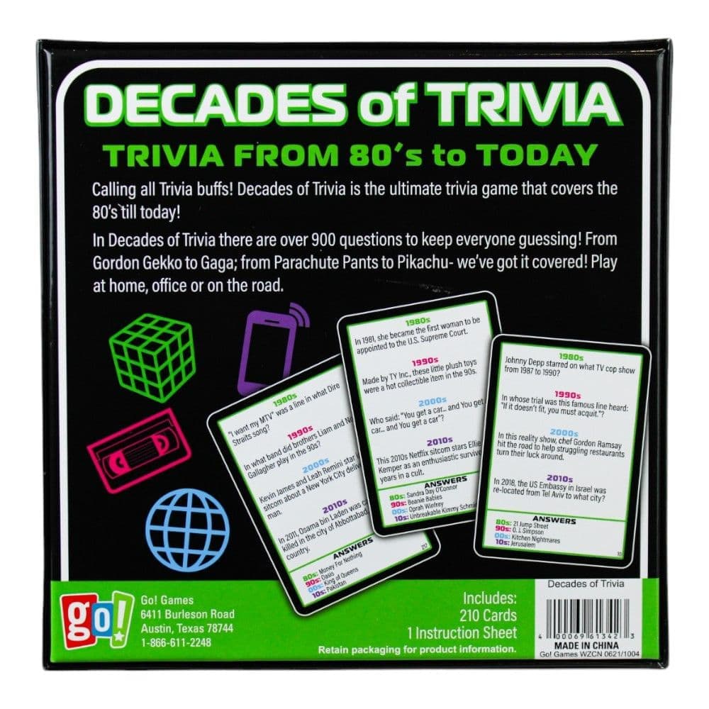 Decades of Trivia Game First Alternate Image