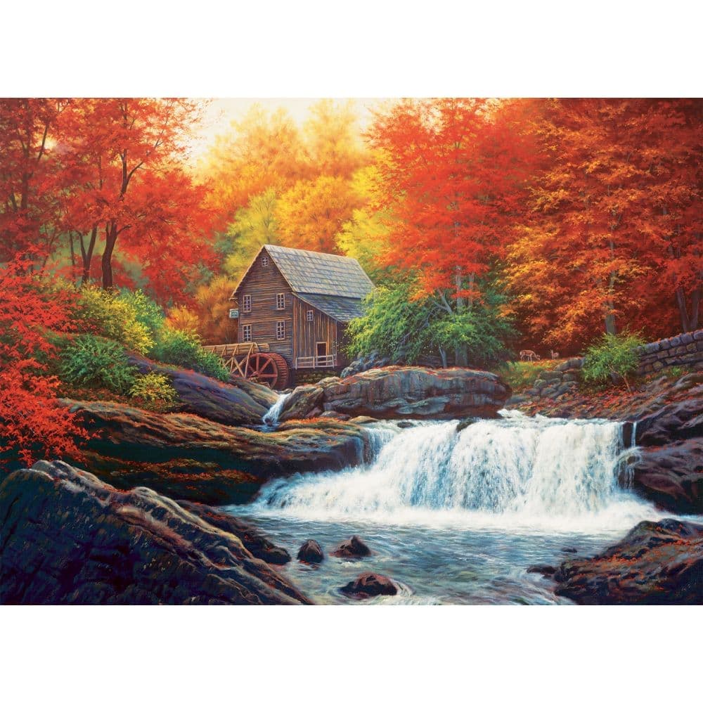 Glade Creek Grist Mill 1000 Piece Puzzle First Alternate Image