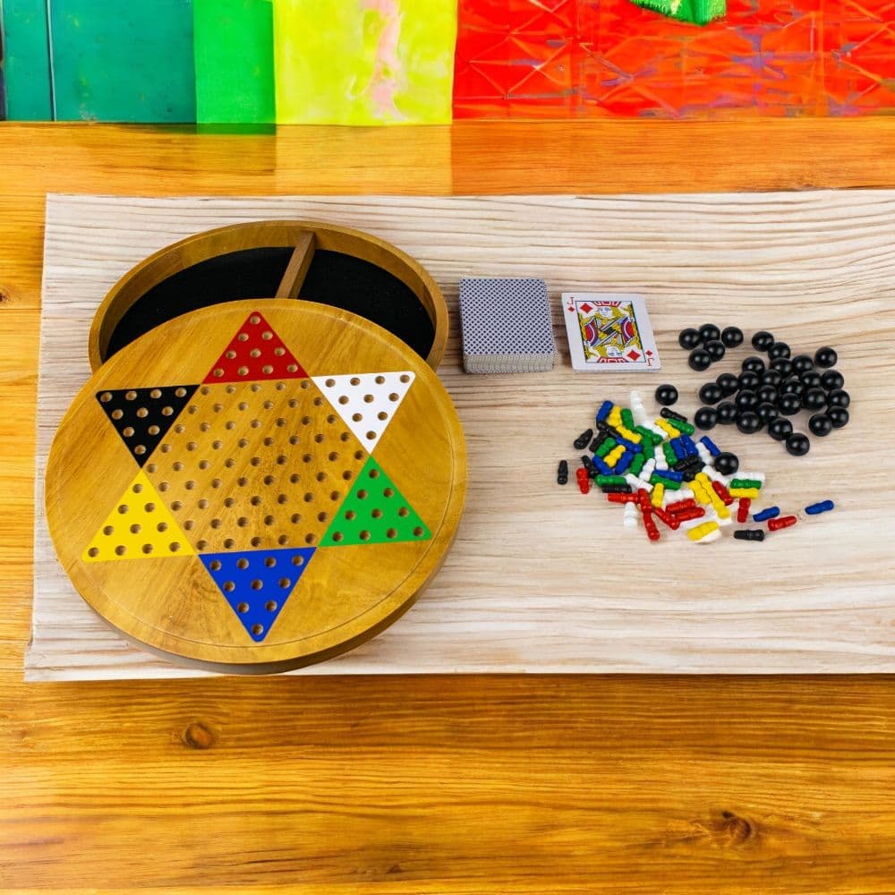 Wooden 3 in 1 Game Box Second Alternate Image