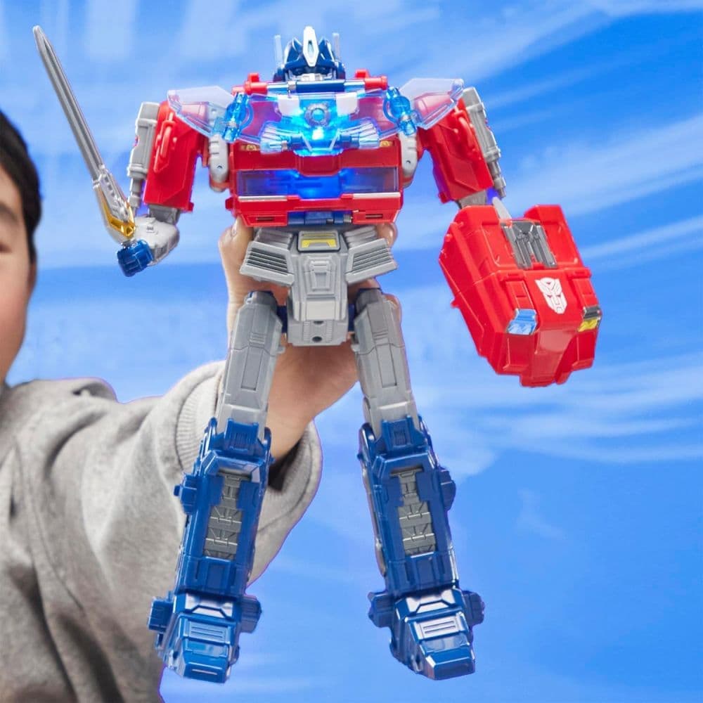 Transformers One Power Flip Optimus Prime Action Figure Fifth Alternate Image