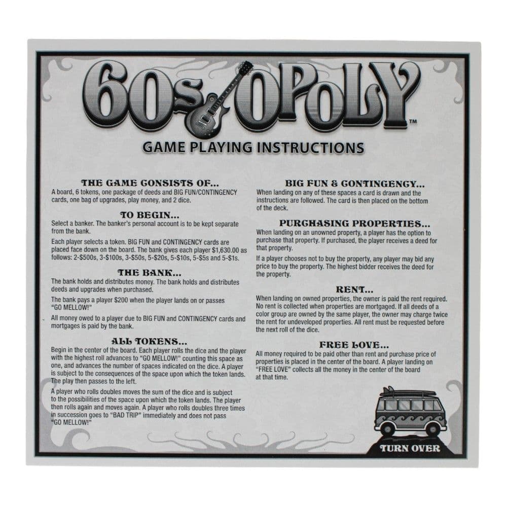 60s Opoly Sixteenth Alternate Image
