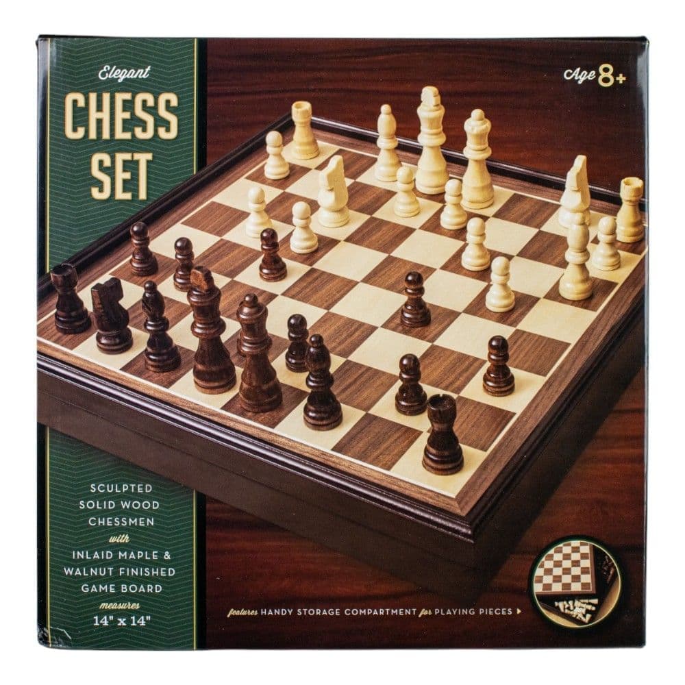 Wooden Chess Set Deluxe Main Product Image