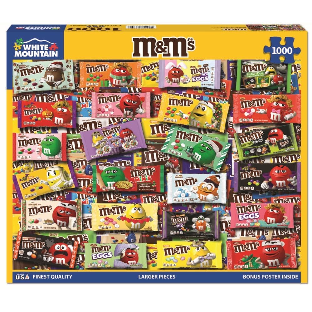 M&amp;Ms 1000 Piece Puzzle Main Product Image