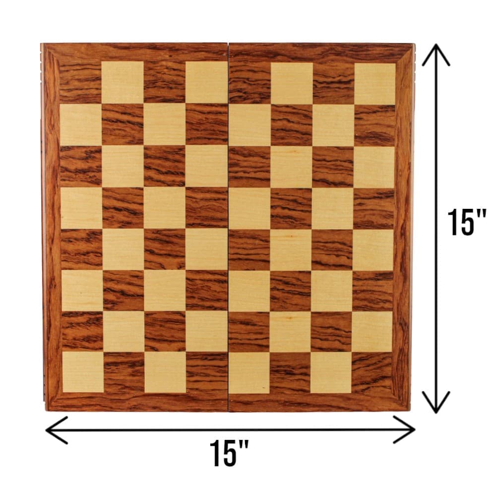 Large Wooden Chess Set Fourth Alternate Image width="1000" height="1000"