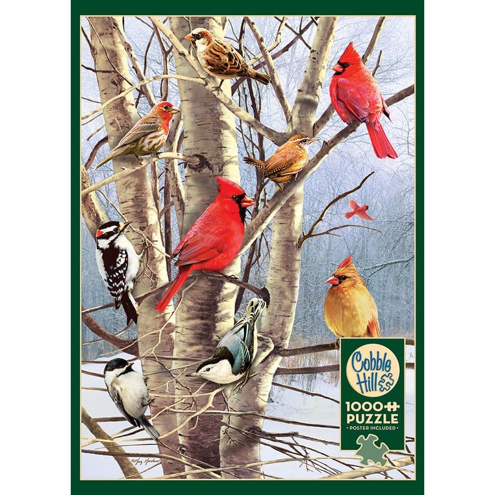 Winter Birds 1000 Piece Puzzle Main Product Image
