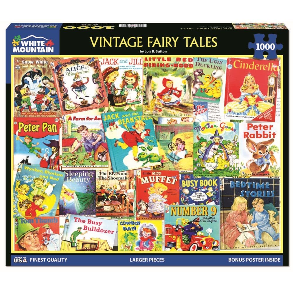 Vintage Fairy Tales 1000 Piece Puzzle Main Product Image