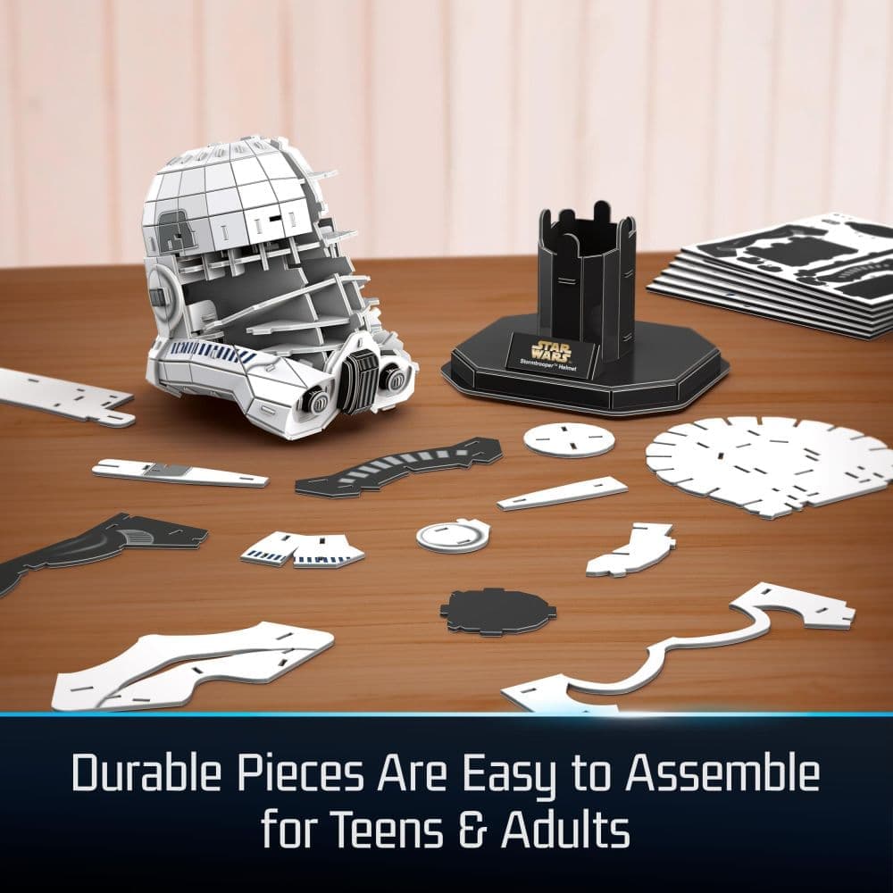 4D Star Wars Stormtrooper Helmet with Stand Fourth Alternate Image