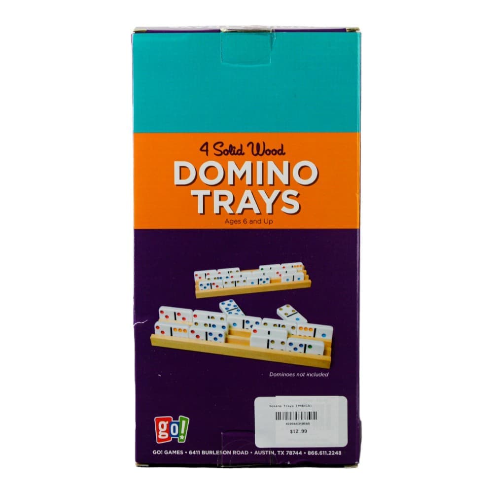 Domino Trays back of box
