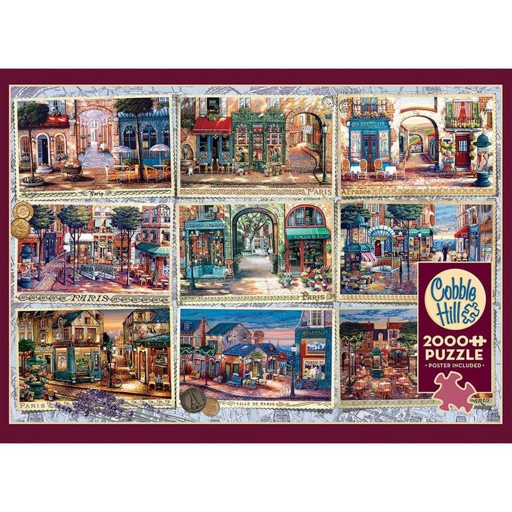 Memories of Paris 2000 Piece Puzzle Main Product Image
