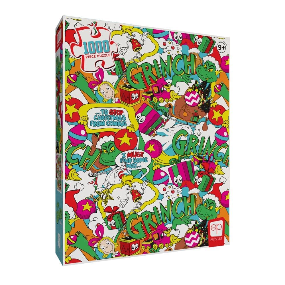 Grinch Poppin 1000 Piece Puzzle Main Product Image