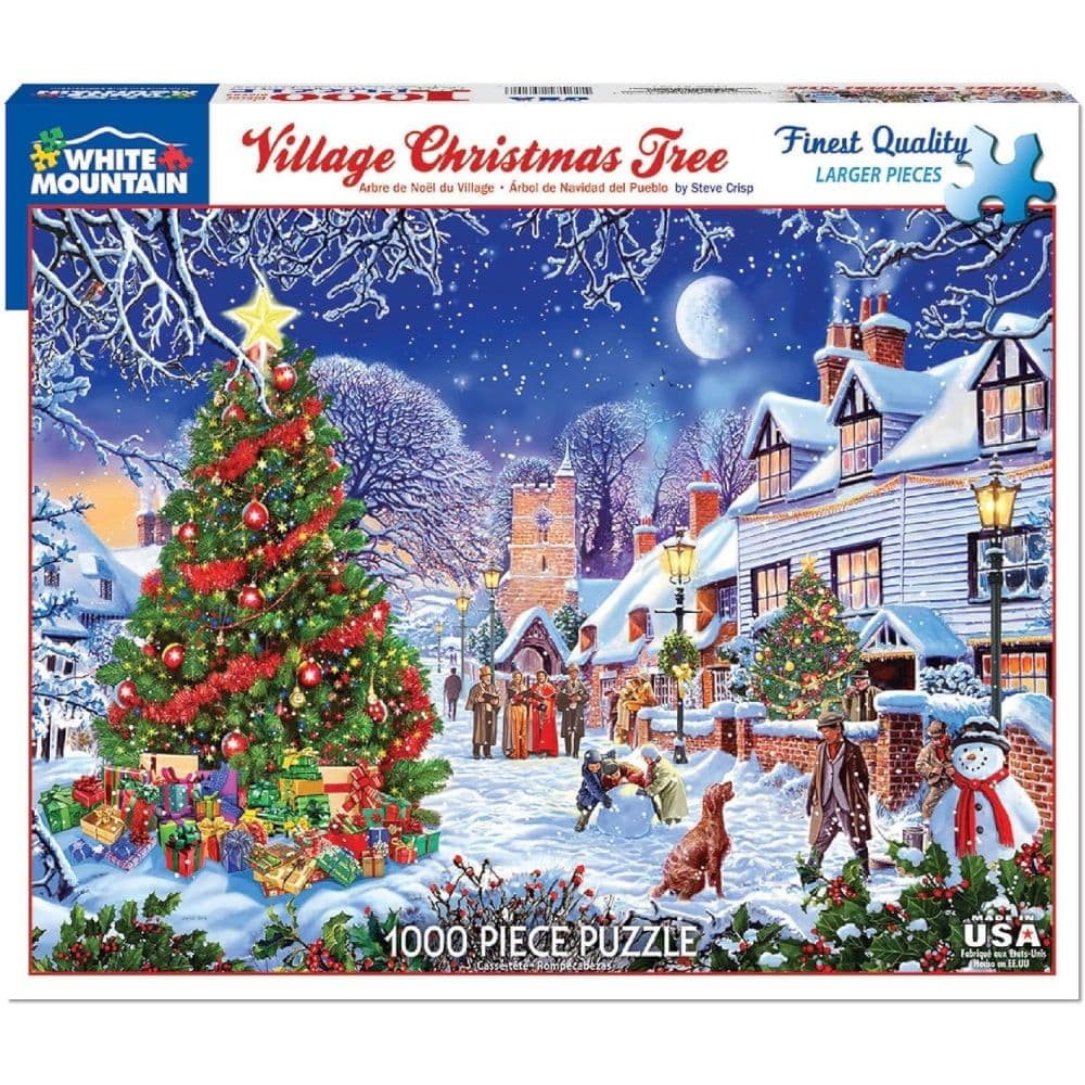 Village Christmas Tree 1000 Piece Puzzle Main Product Image