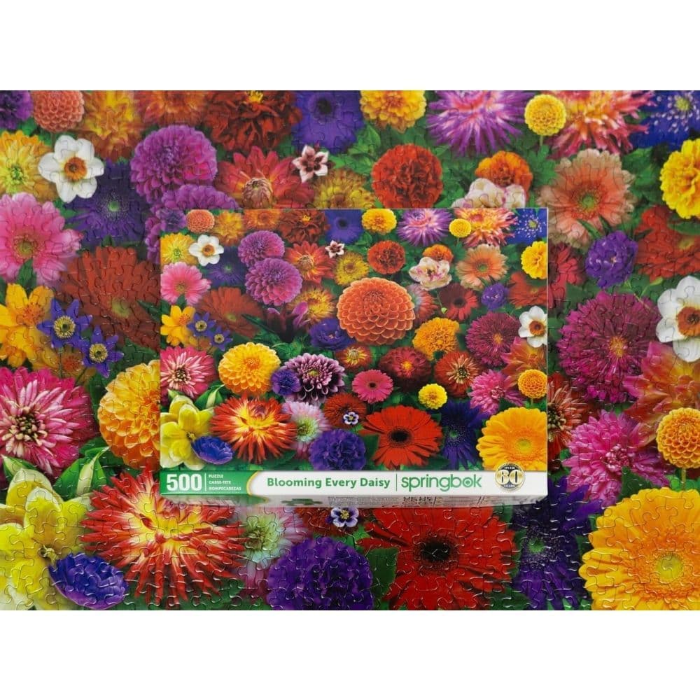Blooming Every Daisy 500 Piece Puzzle Third Alternate Image