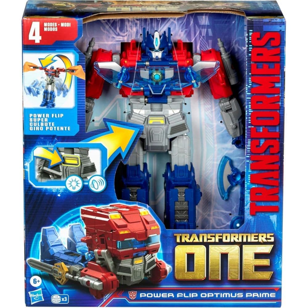 Transformers One Power Flip Optimus Prime Action Figure Thirteenth Alternate Image
