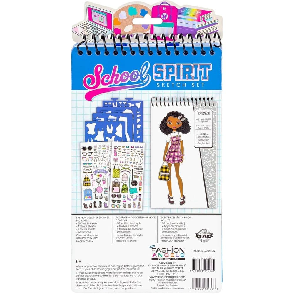 School Spirit Compact Sketch Portfolio Seventh Alternate Image