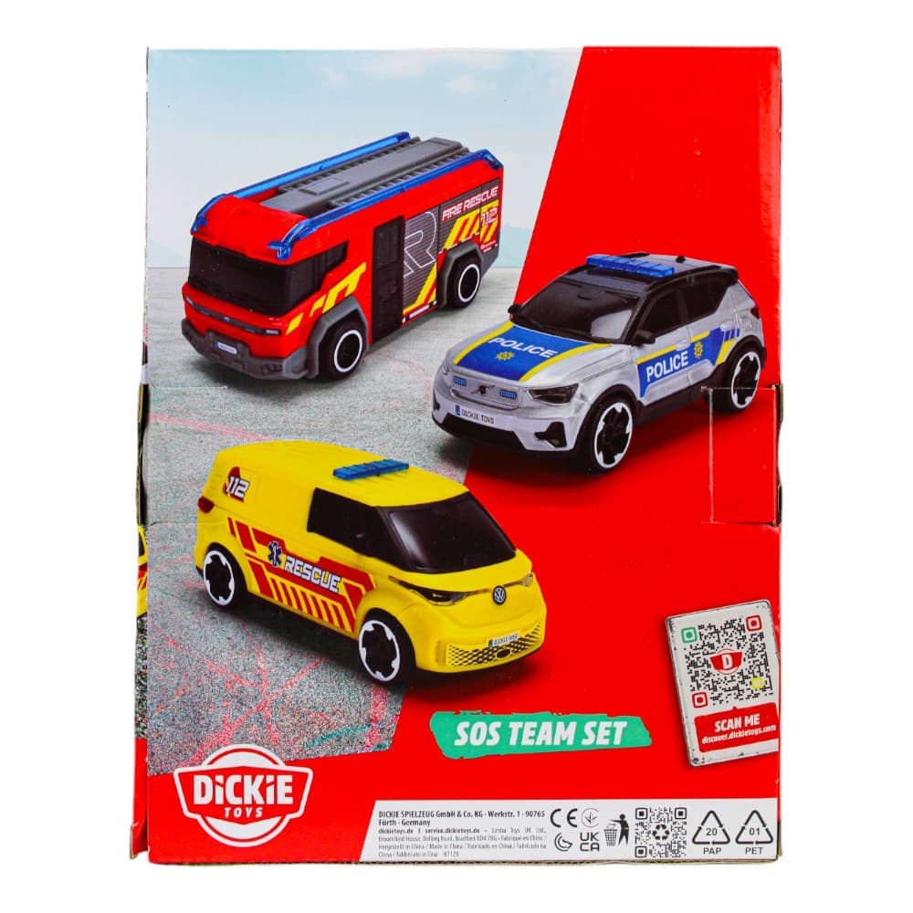 SOS Emergency Team Vehicle Set Fifteenth Alternate Image