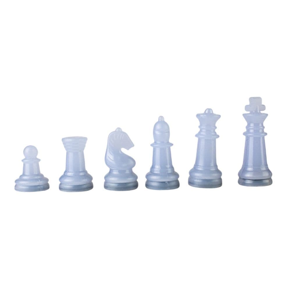 Plastic Chess Set with Glass Chessboard Seventh Alternate Image