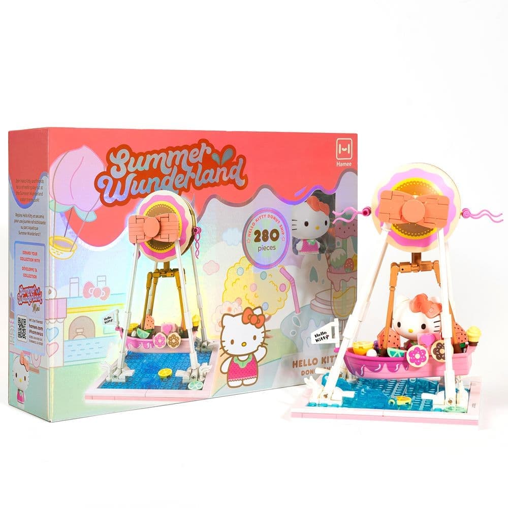Sanrio Building Blocks Hello Kitty Donut Ship Main Product Image