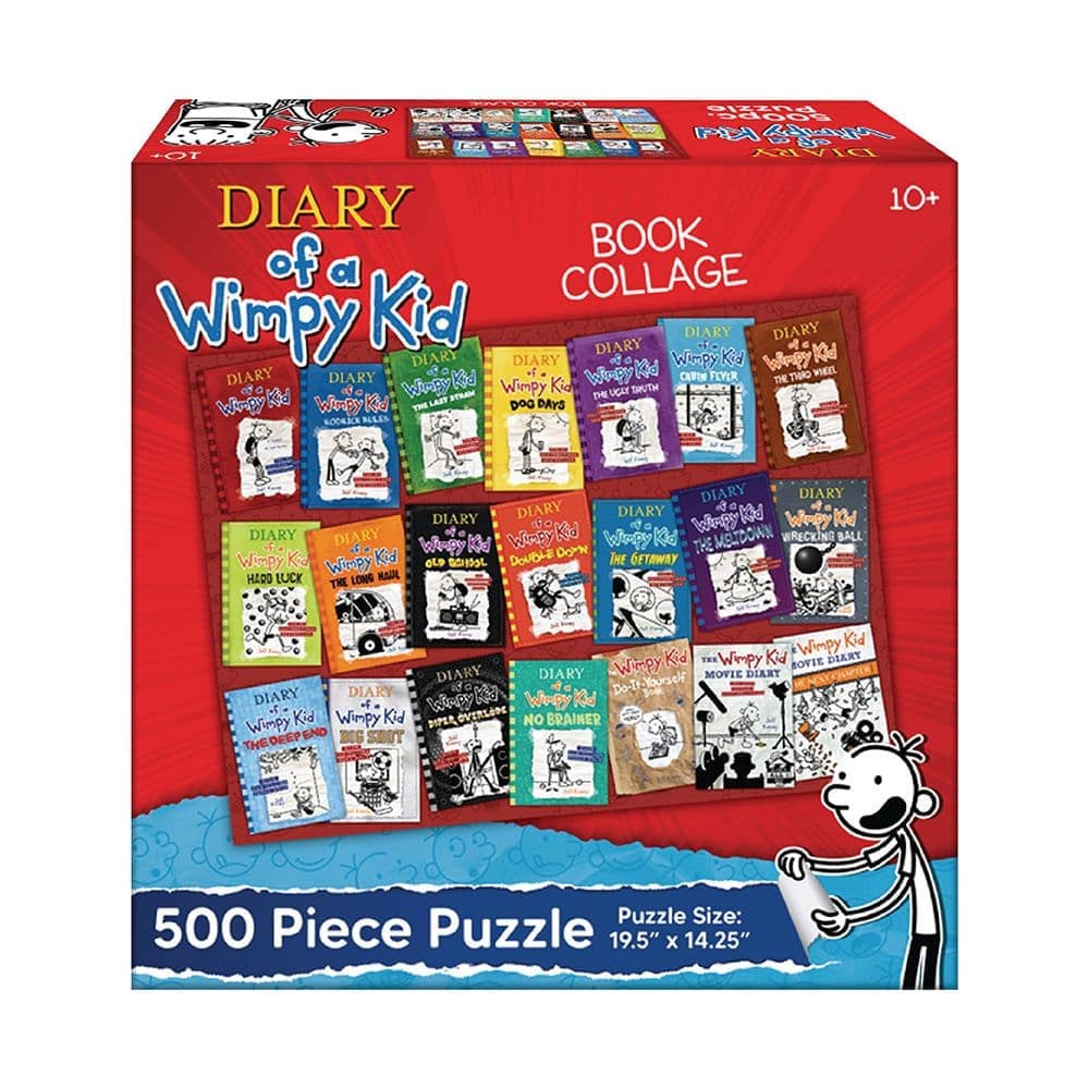 Diary of a Wimpy Kid Book Cover 500 Piece Puzzle Main Product Image