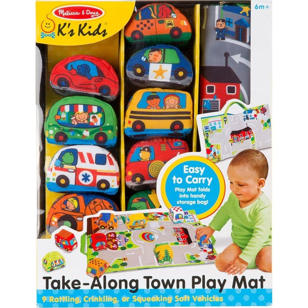 Melissa and Doug Kids Take Along Town Play Mat Main Image
