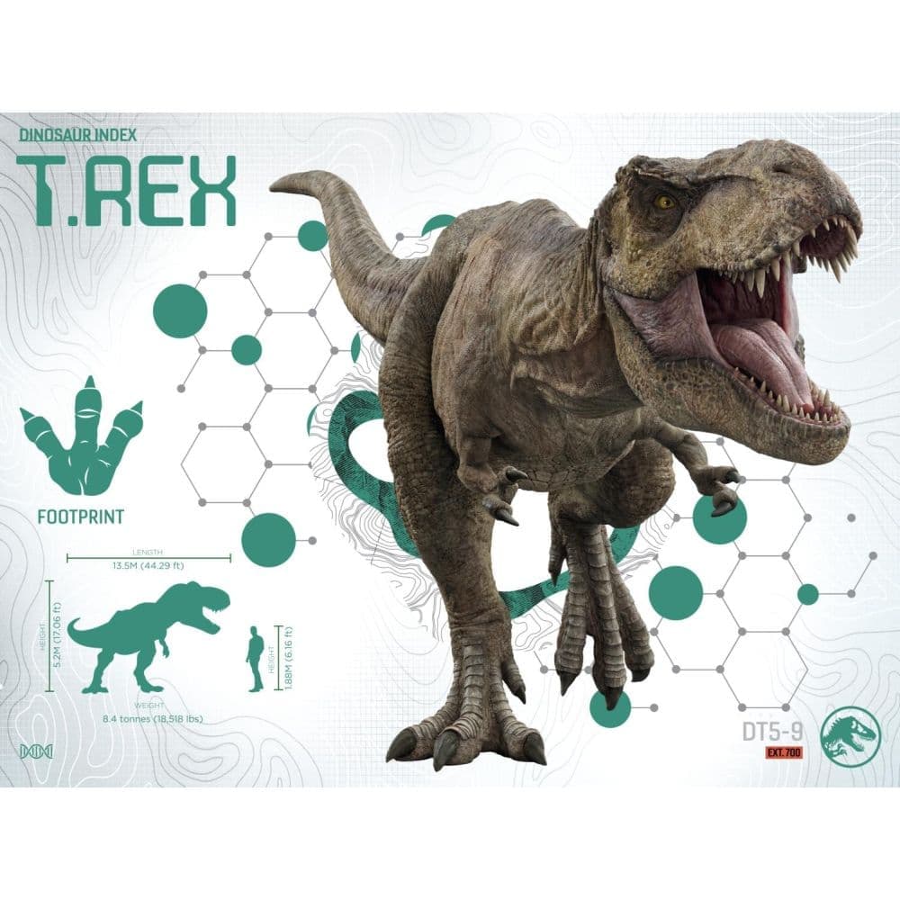 Jurassic World T Rex 100 Piece Puzzle Second Alternate Image
